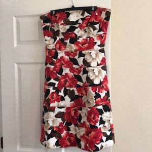 White House Black Market Fall Floral dress